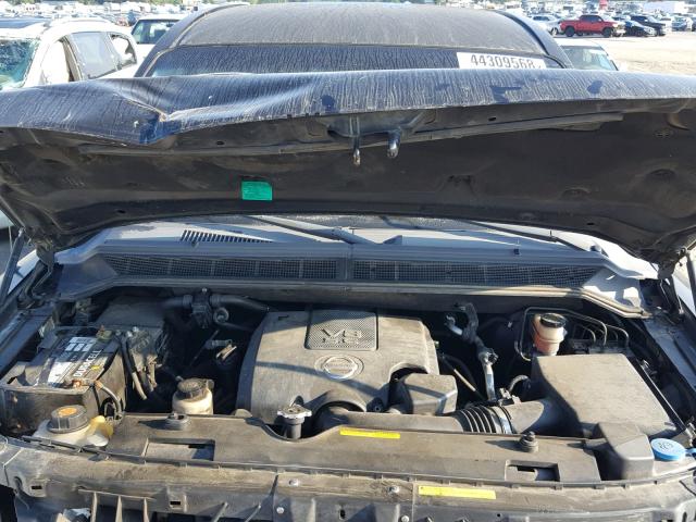 1N6AA07C28N334379 - 2008 NISSAN TITAN XE BLACK photo 7