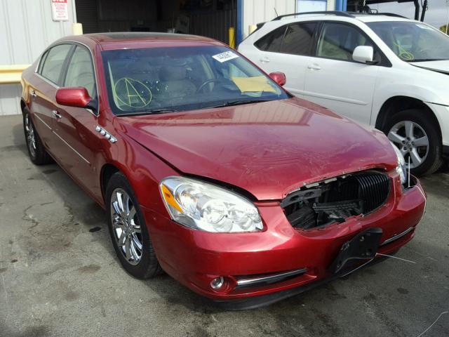 1G4HE57Y07U160682 - 2007 BUICK LUCERNE CX RED photo 1