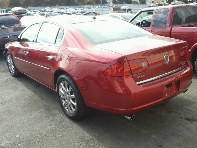 1G4HE57Y07U160682 - 2007 BUICK LUCERNE CX RED photo 3