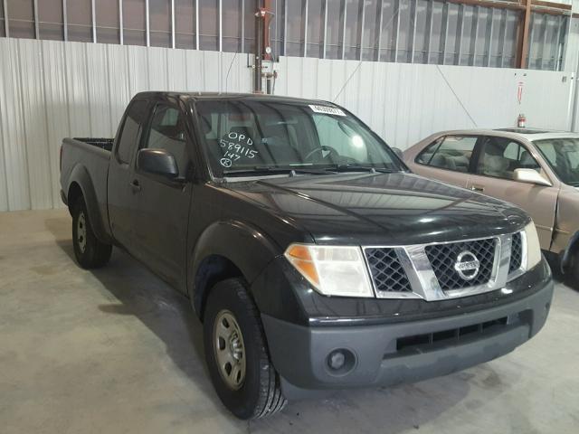 1N6BD06T36C405577 - 2006 NISSAN FRONTIER K BLACK photo 1