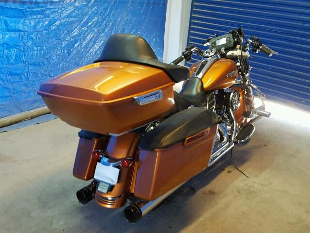 1HD1KBM18EB601888 - 2014 HARLEY-DAVIDSON FLHX STREE ORANGE photo 4