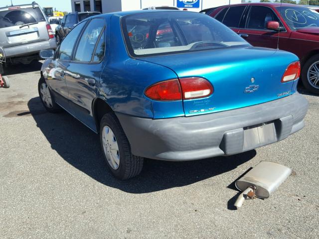 1G1JC5246T7292153 - 1996 CHEVROLET CAVALIER TURQUOISE photo 3