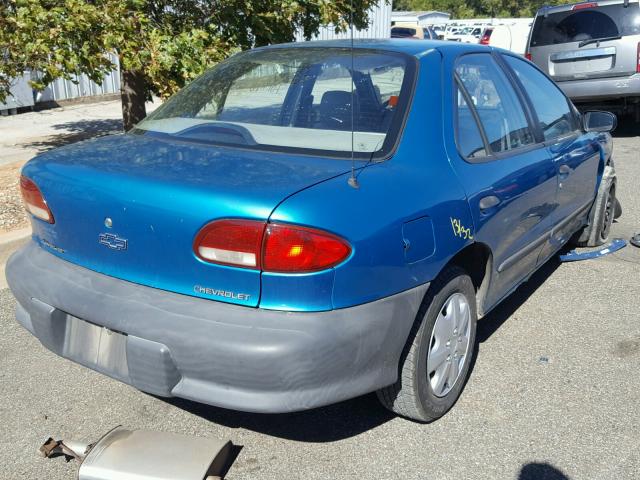 1G1JC5246T7292153 - 1996 CHEVROLET CAVALIER TURQUOISE photo 4