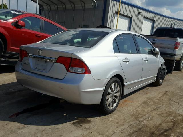 2HGFA1F95BH522836 - 2011 HONDA CIVIC EXL ვერცხლისფერი ფოტო 4