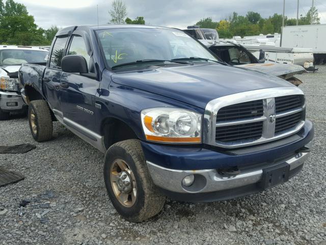 3D7KS28D86G148882 - 2006 DODGE RAM 2500 S BLUE photo 1