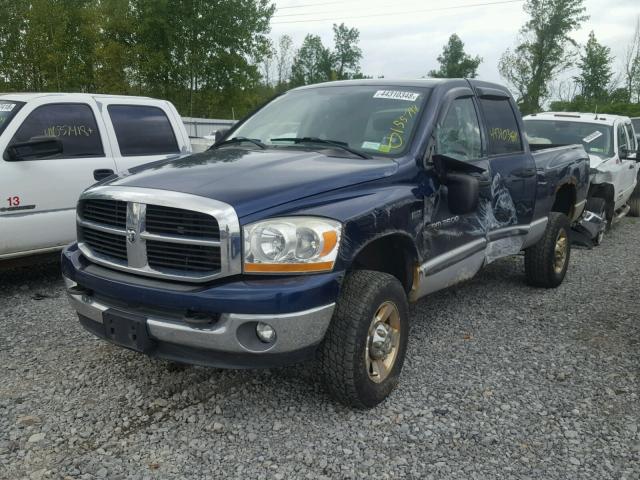 3D7KS28D86G148882 - 2006 DODGE RAM 2500 S BLUE photo 2