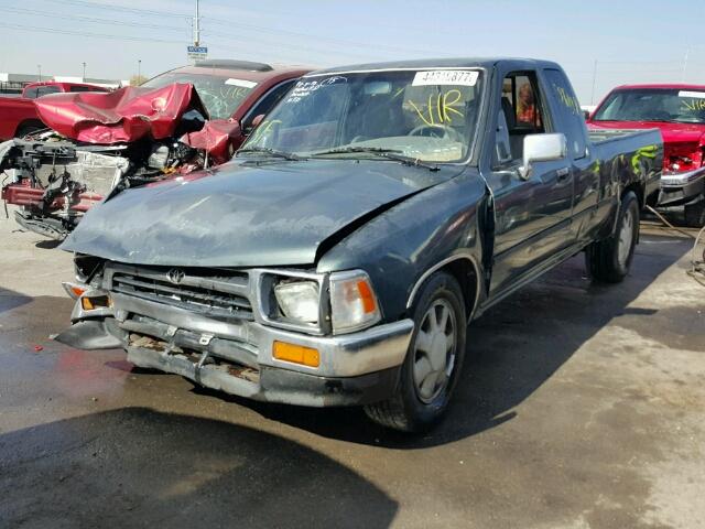 JT4VN93G2P5033843 - 1993 TOYOTA PICKUP GRAY photo 2