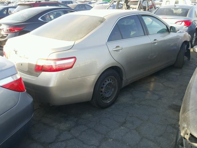 4T1BE46K78U219824 - 2008 TOYOTA CAMRY CE BROWN photo 4