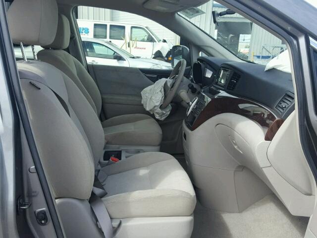 JN8AE2KP3H9165970 - 2017 NISSAN QUEST GRAY photo 5