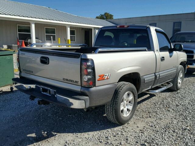 1GCEK14T0YZ198001 - 2000 CHEVROLET SILVERADO TAN photo 4