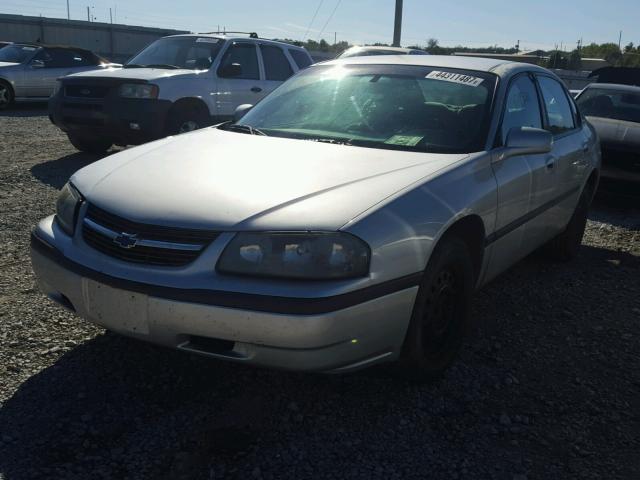 2G1WF52E239110629 - 2003 CHEVROLET IMPALA SILVER photo 2