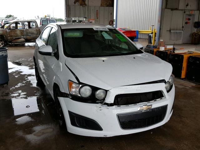 1G1JA5SH1D4215900 - 2013 CHEVROLET SONIC LS WHITE photo 1