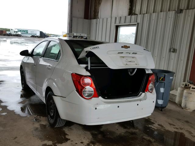 1G1JA5SH1D4215900 - 2013 CHEVROLET SONIC LS WHITE photo 3