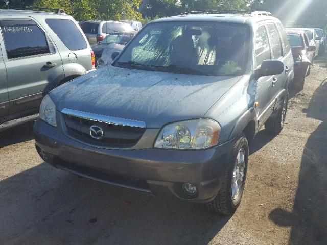 4F2CZ96134KM32664 - 2004 MAZDA TRIBUTE ES GREEN photo 2