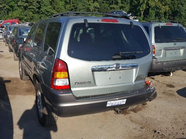 4F2CZ96134KM32664 - 2004 MAZDA TRIBUTE ES 绿色 照片 3