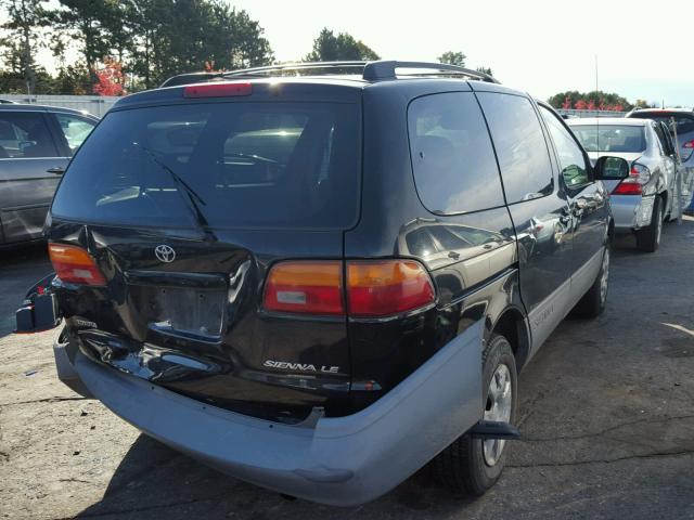 4T3ZF13C4XU095461 - 1999 TOYOTA SIENNA BLACK photo 4