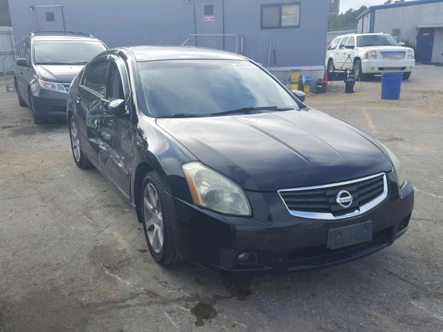 1N4BA41E28C812035 - 2008 NISSAN MAXIMA SE BLACK photo 1