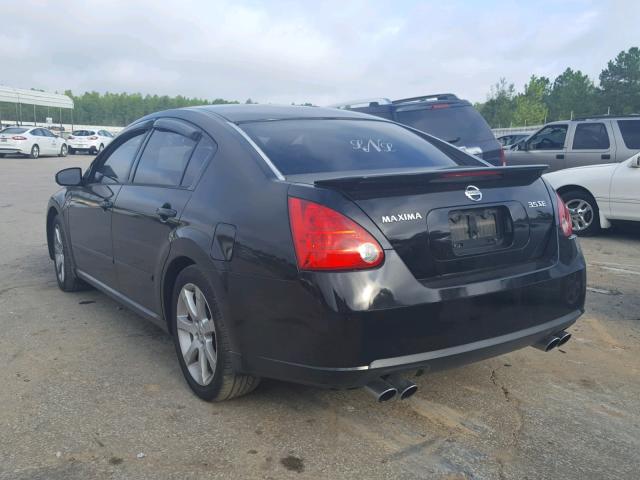 1N4BA41E28C812035 - 2008 NISSAN MAXIMA SE BLACK photo 3