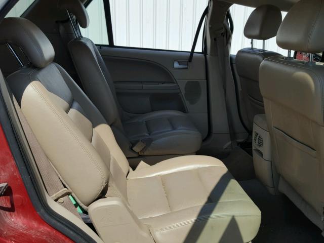 1FMZK02136GA38762 - 2006 FORD FREESTYLE RED photo 6