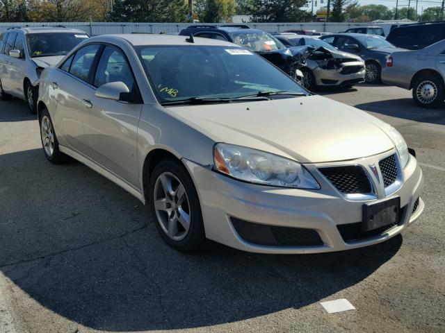 1G2ZJ57B494266608 - 2009 PONTIAC G6 BEIGE photo 1