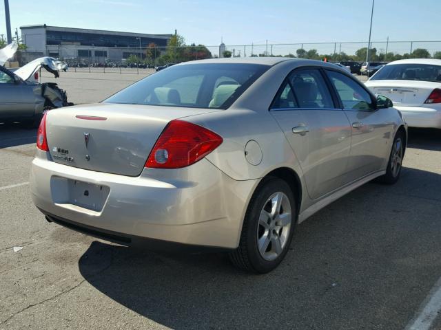 1G2ZJ57B494266608 - 2009 PONTIAC G6 BEIGE photo 4