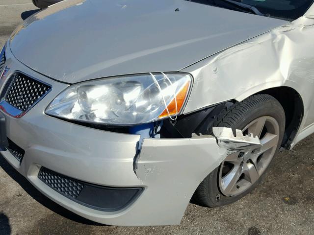 1G2ZJ57B494266608 - 2009 PONTIAC G6 BEIGE photo 9