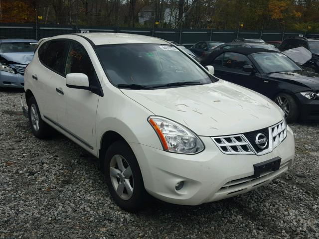 JN8AS5MV8DW662921 - 2013 NISSAN ROGUE S WHITE photo 1