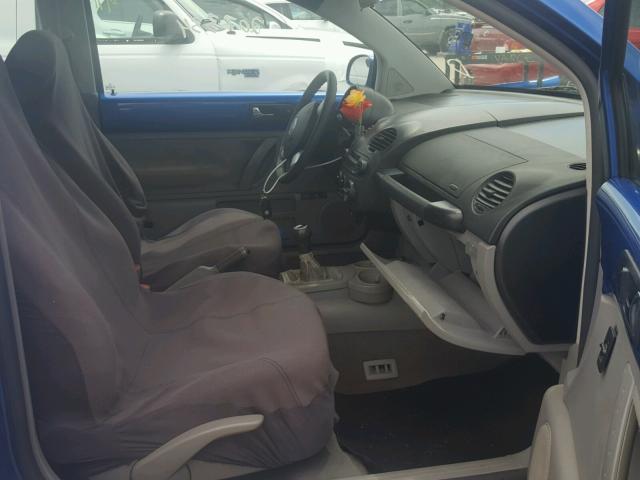 3VWBP21C73M436366 - 2003 VOLKSWAGEN NEW BEETLE ლურჯი ფოტო 5