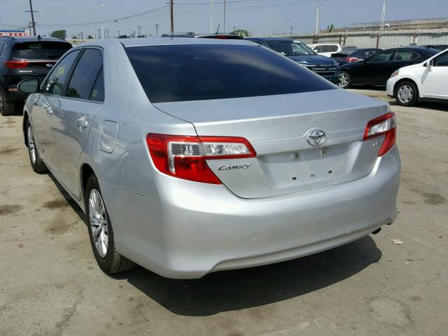 4T1BF1FK2CU052440 - 2012 TOYOTA CAMRY BASE ვერცხლისფერი ფოტო 3
