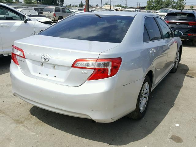 4T1BF1FK2CU052440 - 2012 TOYOTA CAMRY BASE ვერცხლისფერი ფოტო 4