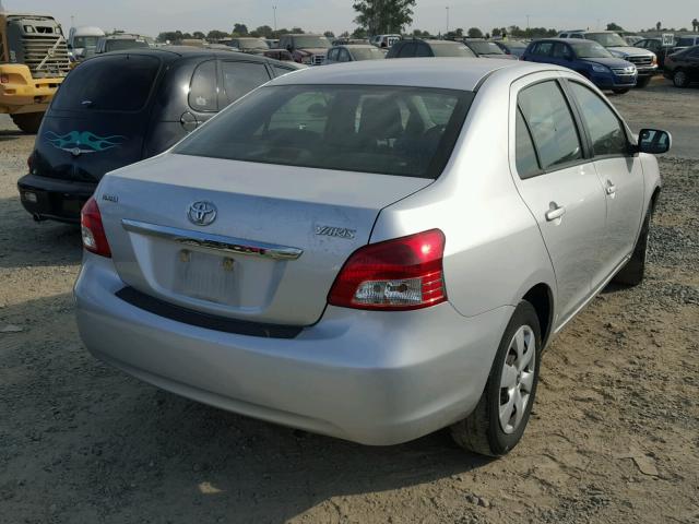 JTDBT923471077731 - 2007 TOYOTA YARIS SILVER photo 4