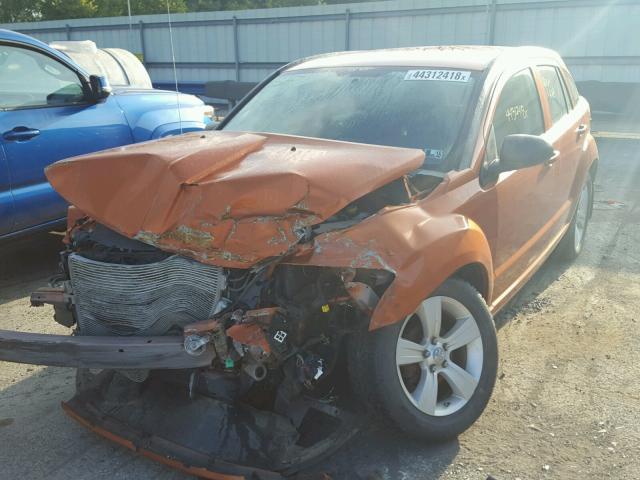 1B3CB3HA1BD261902 - 2011 DODGE CALIBER MA ORANGE photo 2