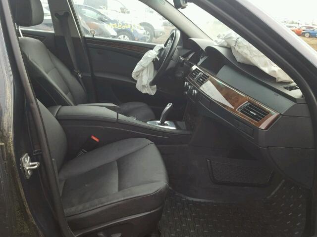 WBANV1C5XAC388999 - 2010 BMW 528 XI BLACK photo 5