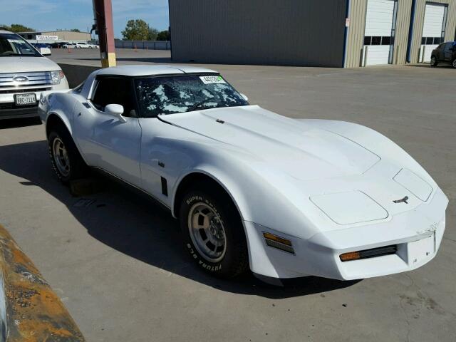 1Z878AS403648 - 1980 CHEVROLET CORVETTE WHITE photo 1