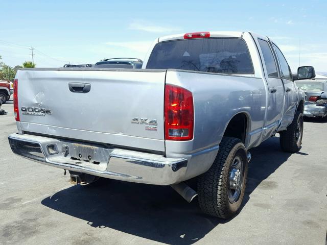 3D7KU28C04G202416 - 2004 DODGE RAM 2500 S ვერცხლისფერი ფოტო 4