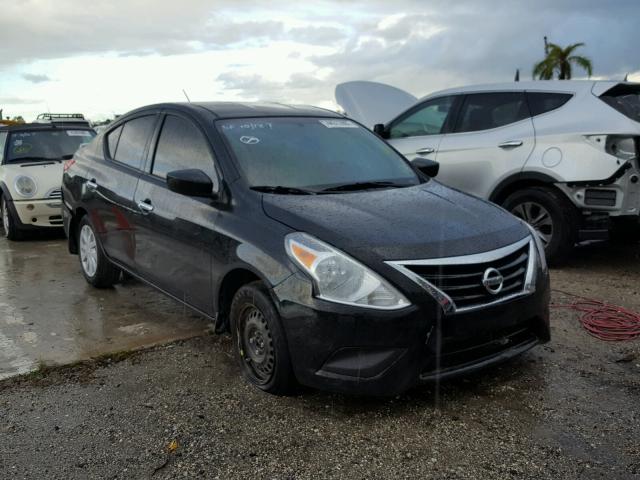 3N1CN7AP5GL893849 - 2016 NISSAN VERSA S BLACK photo 1