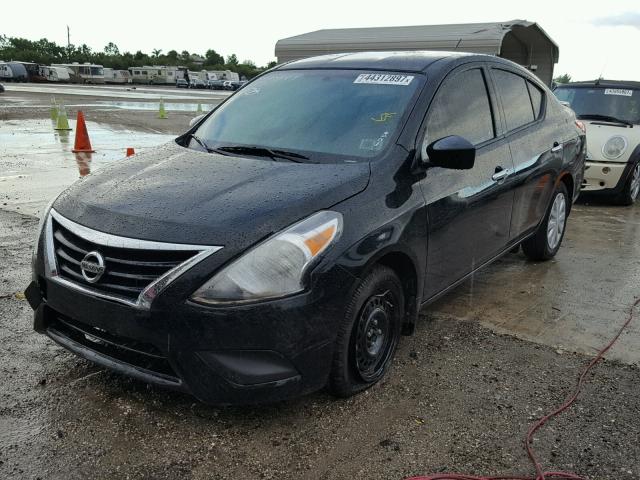 3N1CN7AP5GL893849 - 2016 NISSAN VERSA S BLACK photo 2