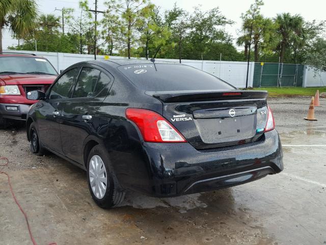 3N1CN7AP5GL893849 - 2016 NISSAN VERSA S BLACK photo 3