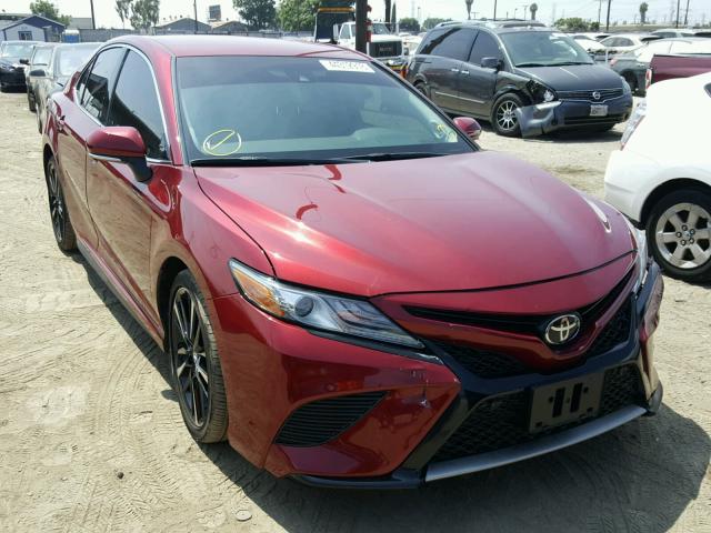 4T1B61HK7JU546738 - 2018 TOYOTA CAMRY XSE RED photo 1