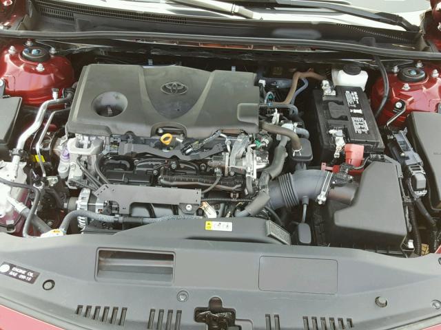 4T1B61HK7JU546738 - 2018 TOYOTA CAMRY XSE RED photo 7