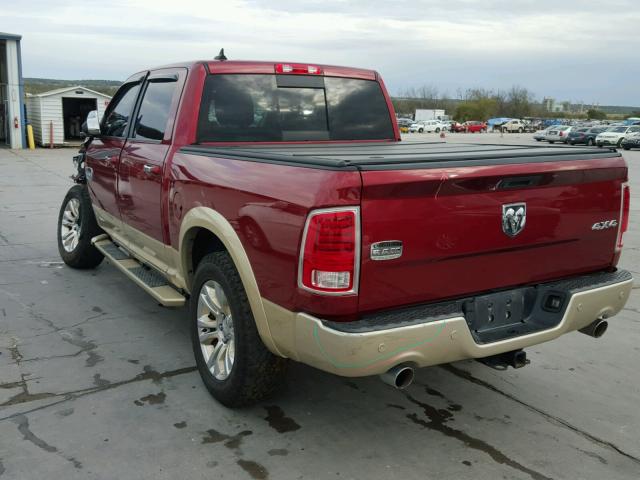 1C6RR7PT8ES107158 - 2014 RAM 1500 LONGH MAROON photo 3