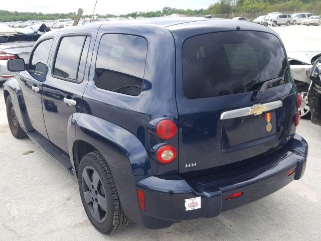 3GNDA13D66S519212 - 2006 CHEVROLET HHR LS BLUE photo 3