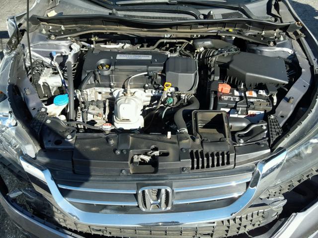 1HGCR2F56EA204984 - 2014 HONDA ACCORD SPO GRAY photo 7