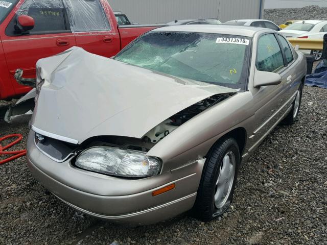 2G1WW12MXX9231480 - 1999 CHEVROLET MONTE CARL თაფლისფერი ფოტო 2