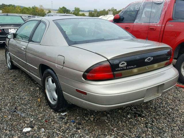 2G1WW12MXX9231480 - 1999 CHEVROLET MONTE CARL თაფლისფერი ფოტო 3