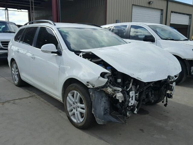 3VWPL7AJ8EM614706 - 2014 VOLKSWAGEN JETTA TDI WHITE photo 1