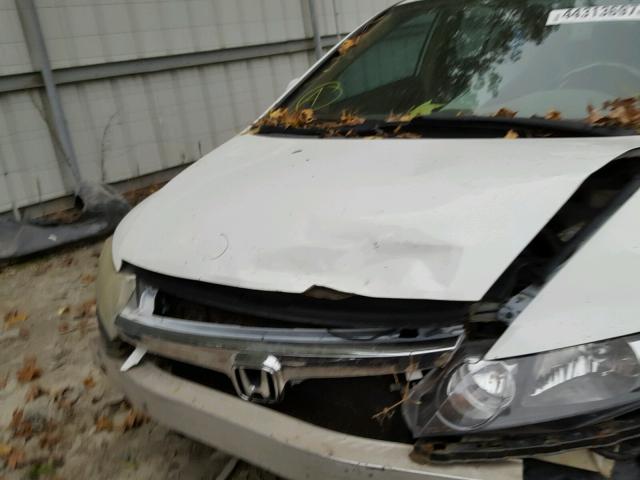 1HGFA16556L045721 - 2006 HONDA CIVIC LX WHITE photo 9