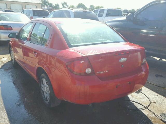 1G1AL55F367732735 - 2006 CHEVROLET COBALT LT RED photo 3