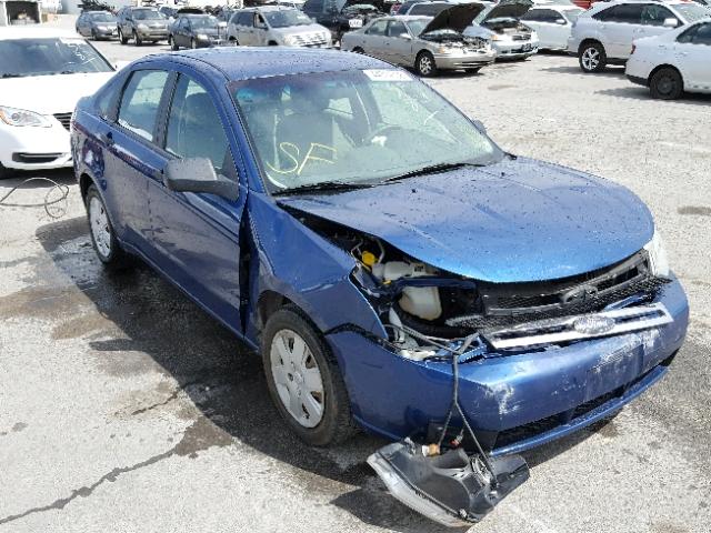 1FAHP34N78W109964 - 2008 FORD FOCUS S/SE BLUE photo 1