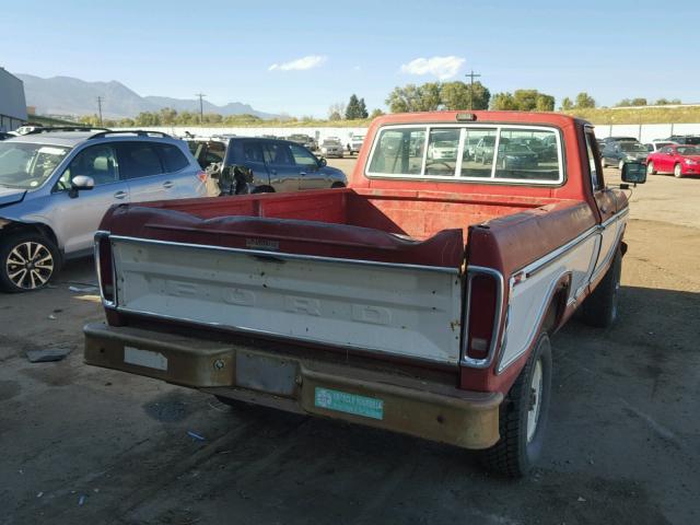 F36SPEC5512 - 1979 FORD F-350 RED photo 4